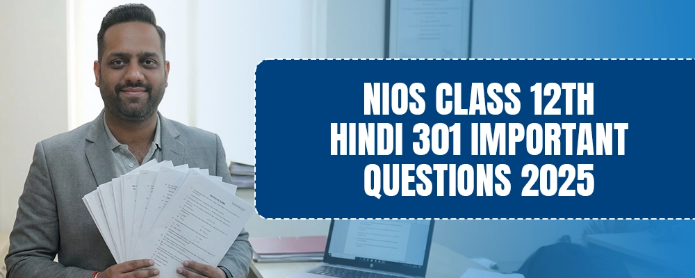 NIOS Hindi - Prose, poetry, grammar, writing